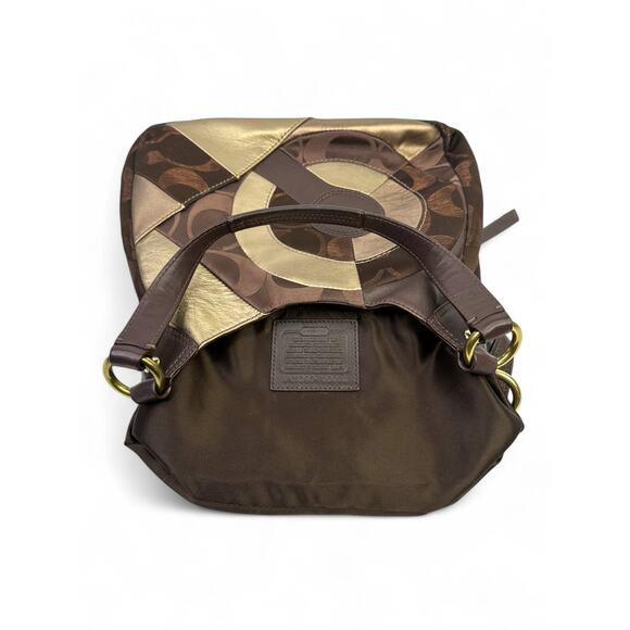 Coach Signature Optic Patchwork Hobo Bag - Picture 16 of 16